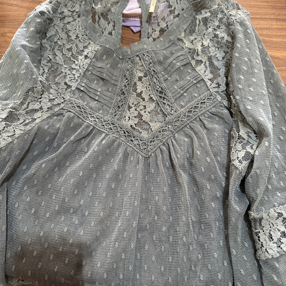 Free People lace top size large